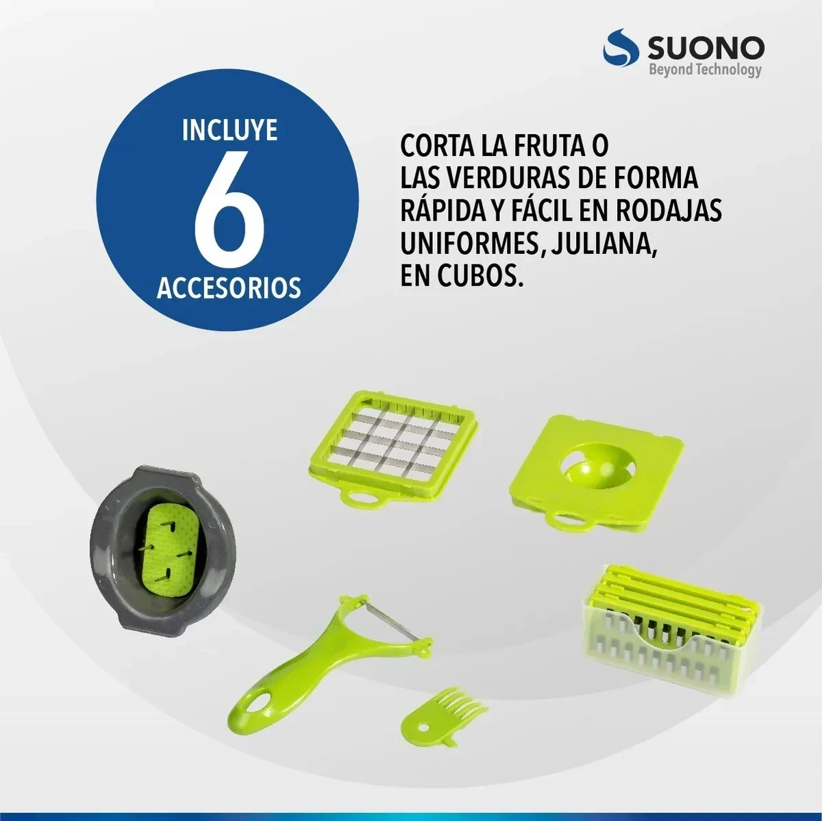 Mandolina Suono 12 accesorios 4