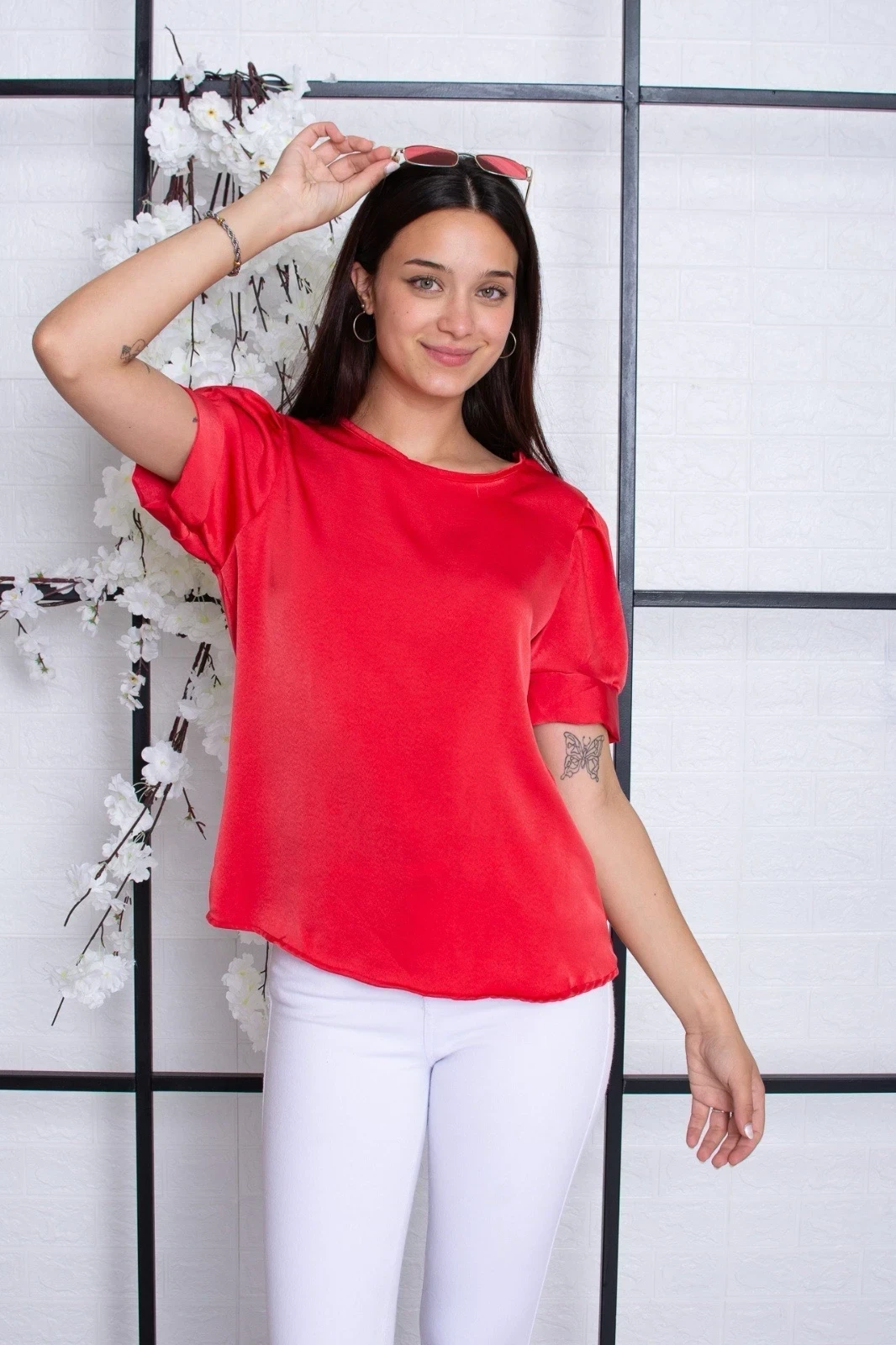 BLUSAS MANG PRINCESA SATEN  2