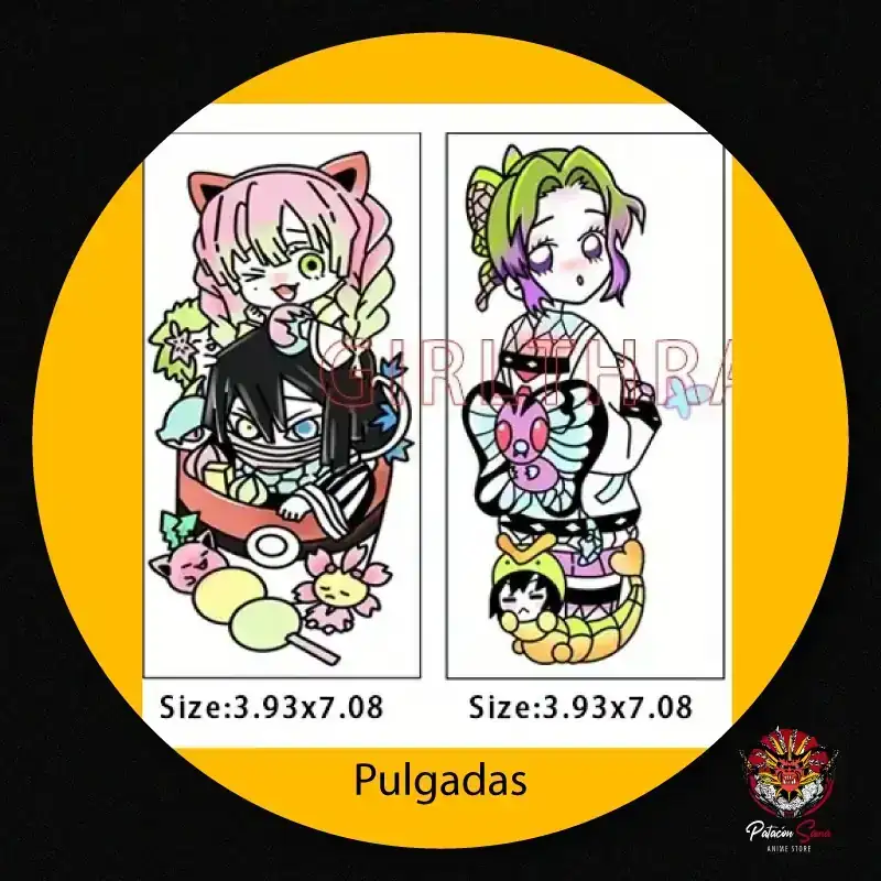 Tatuajes temporales - Kimetsu no yaiba  4