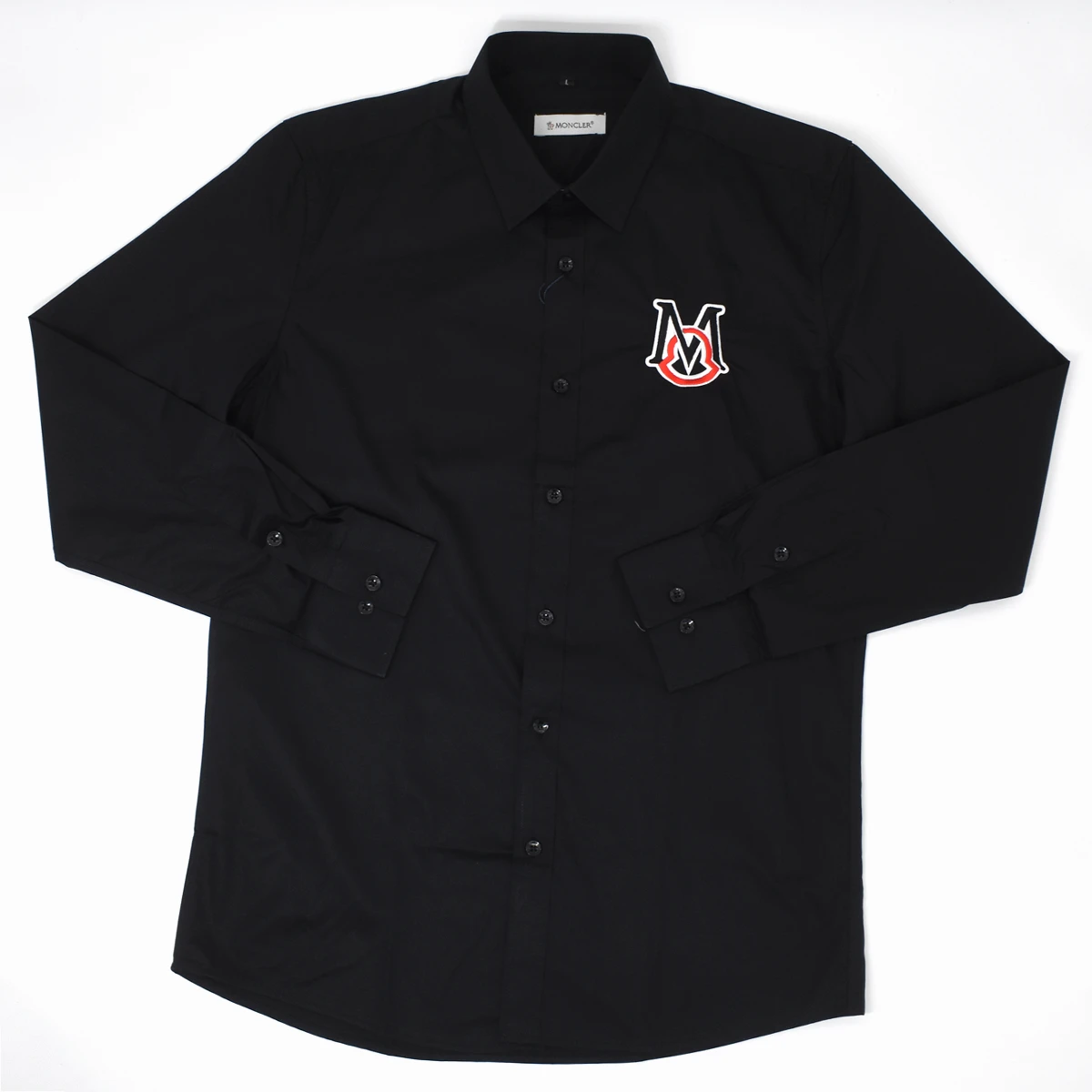 Camisa Manga Larga Moncler negra 2