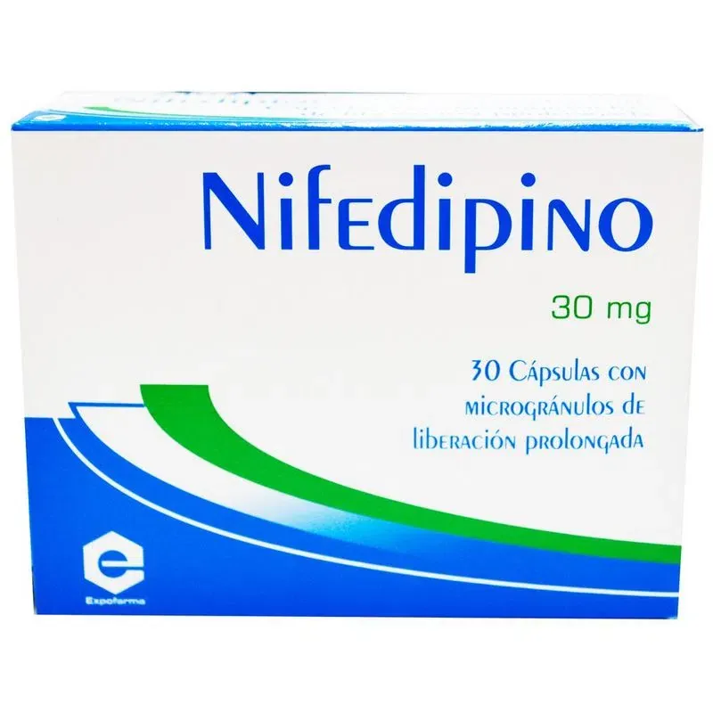 NIFEDIPINO 30 MG X 30 CAP EXPOFARMA