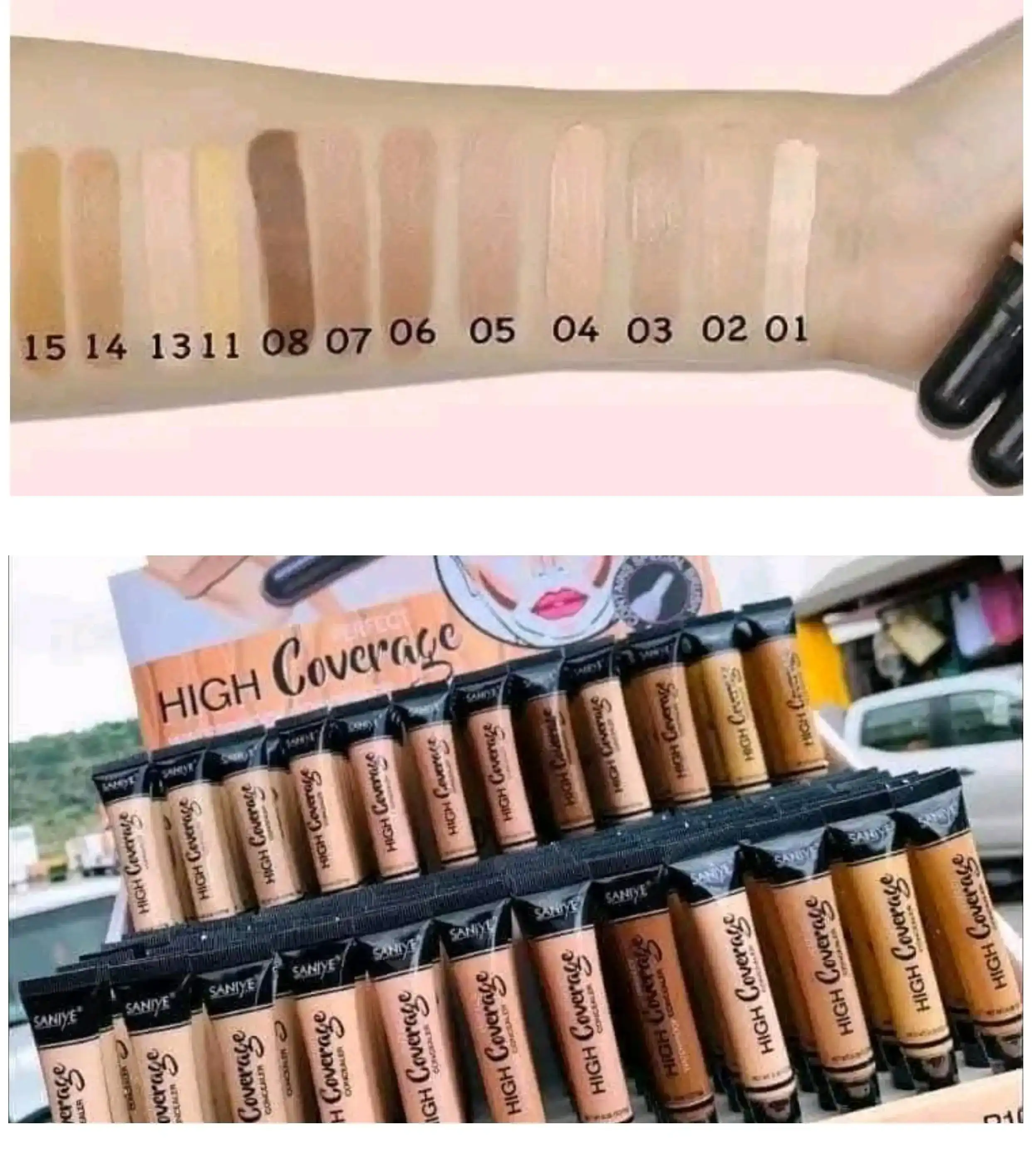 High coverge concealer ssniye
