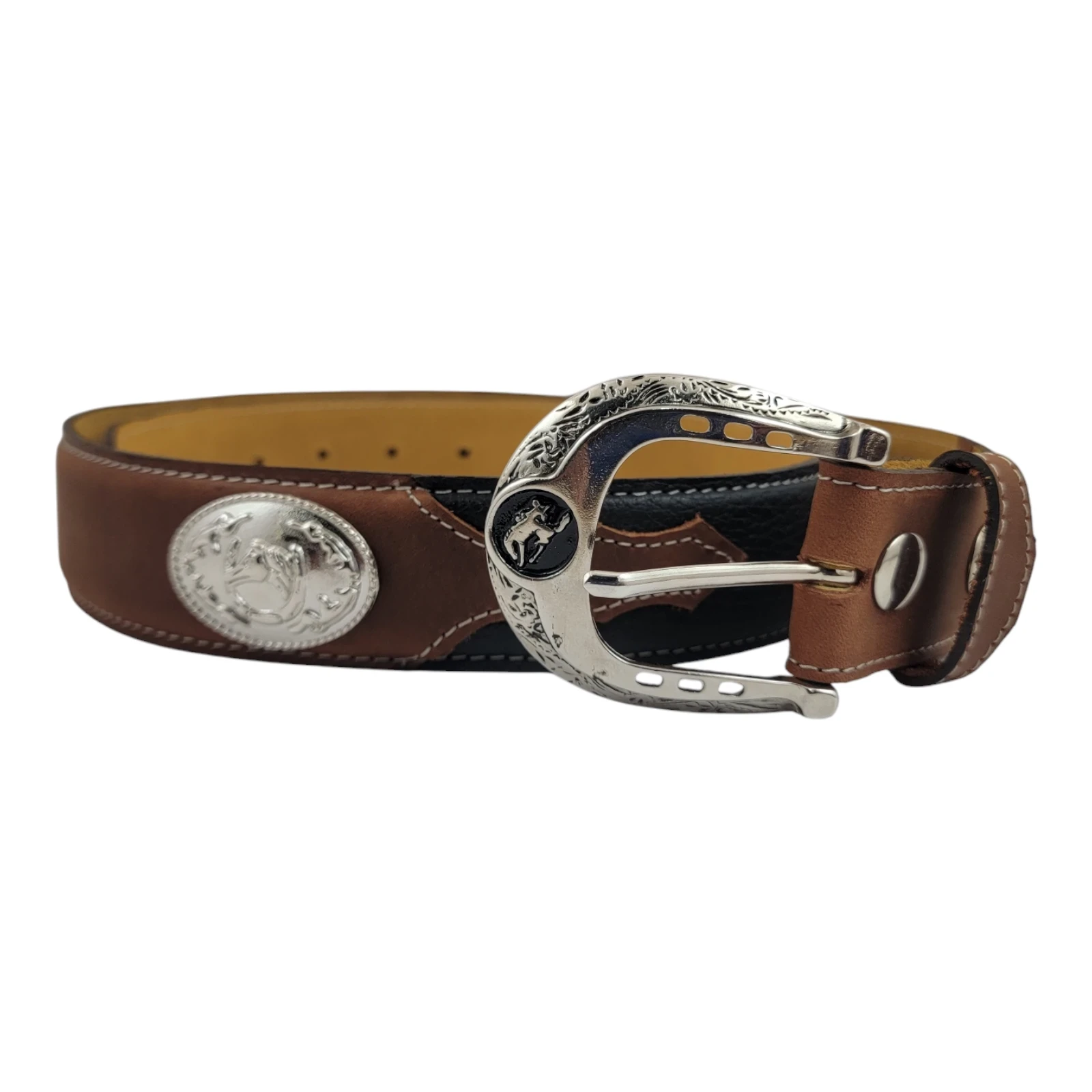 Cinturon vaquero hebilla herradura 4