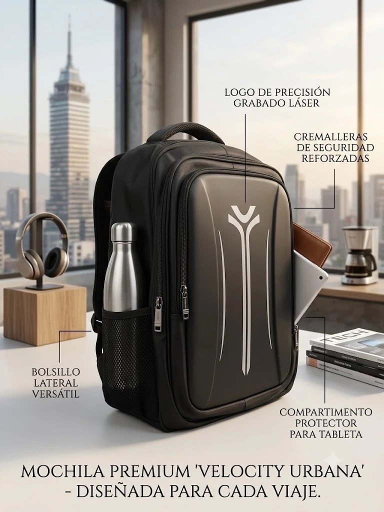 Mochila Urbana Executive Premium – Antirrobo y Compartimento para Laptop