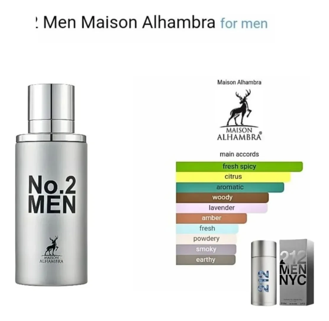 No2 MEN 80ML ALHAMBRA  3