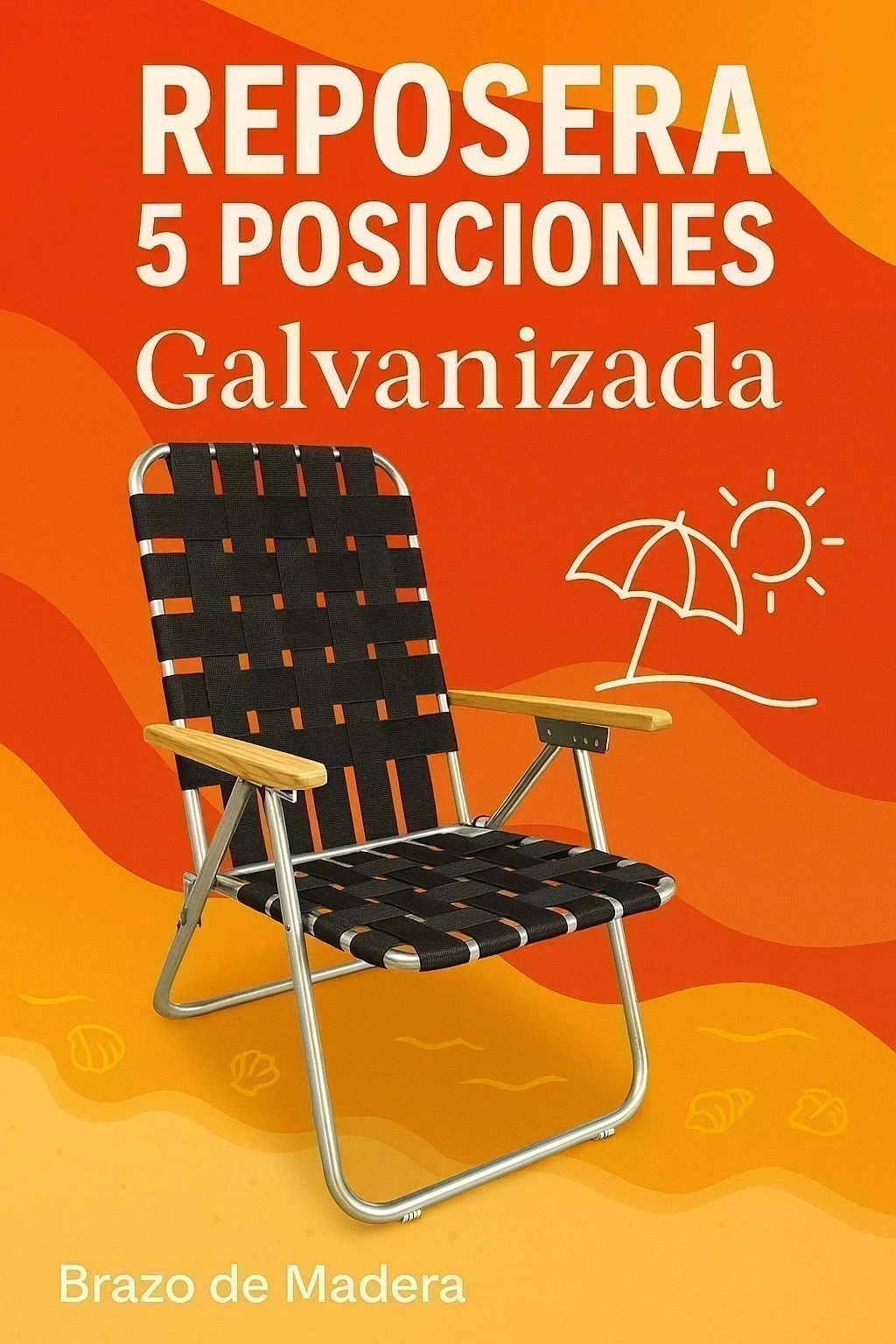  REPOSERA 5 Posiciones GALVANIZADA