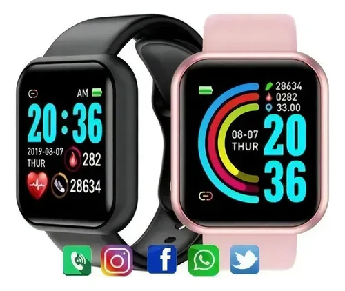 Smart Watch Y68 Doble Banda - Envío gratis  2