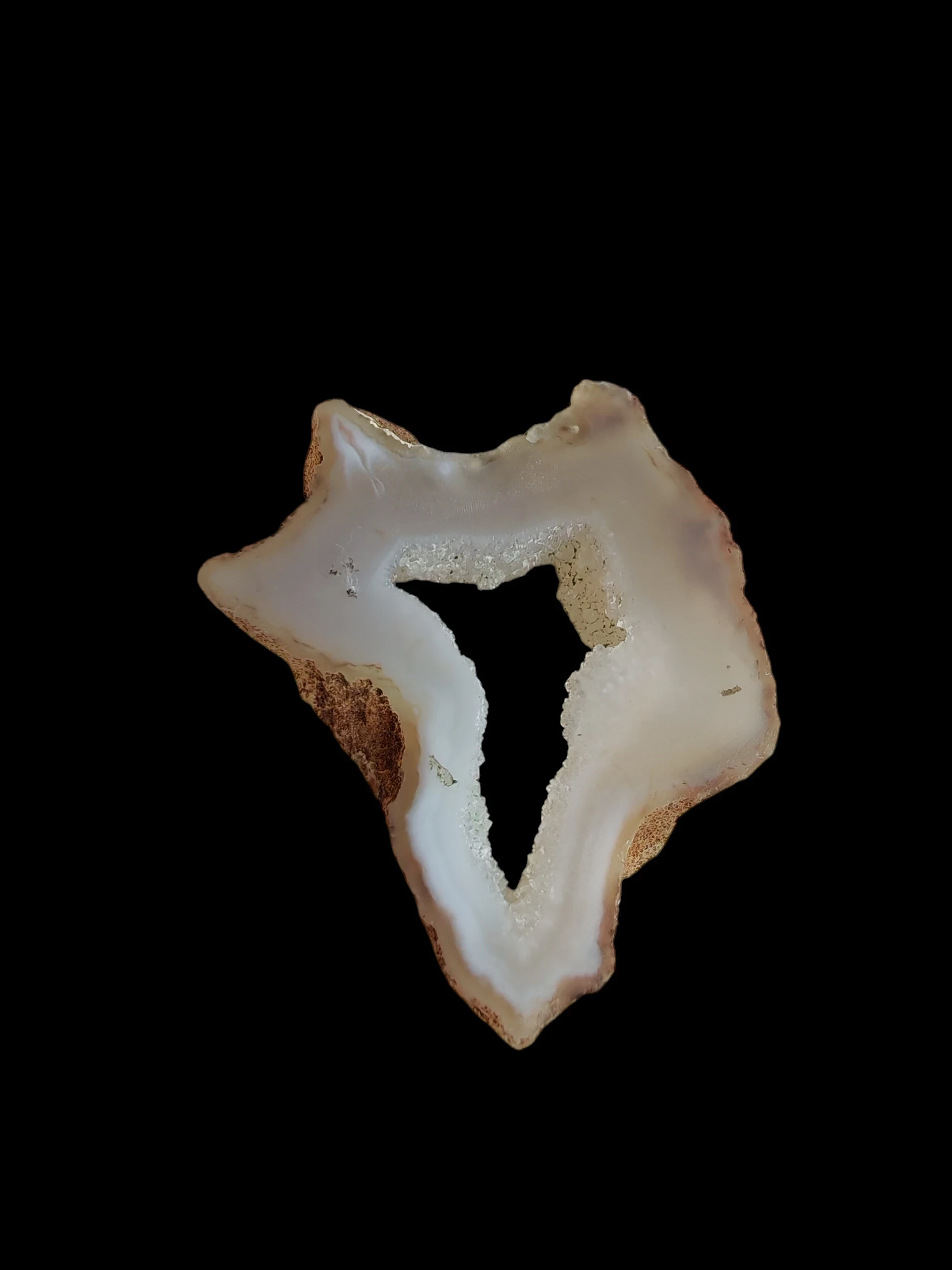 Rodaja de Ágata Drusa Natural Genuina 6