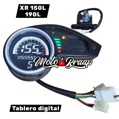 PL XR 150 L / PL XR 190 L Tablero Digital Tacometro IL JG-019-XR