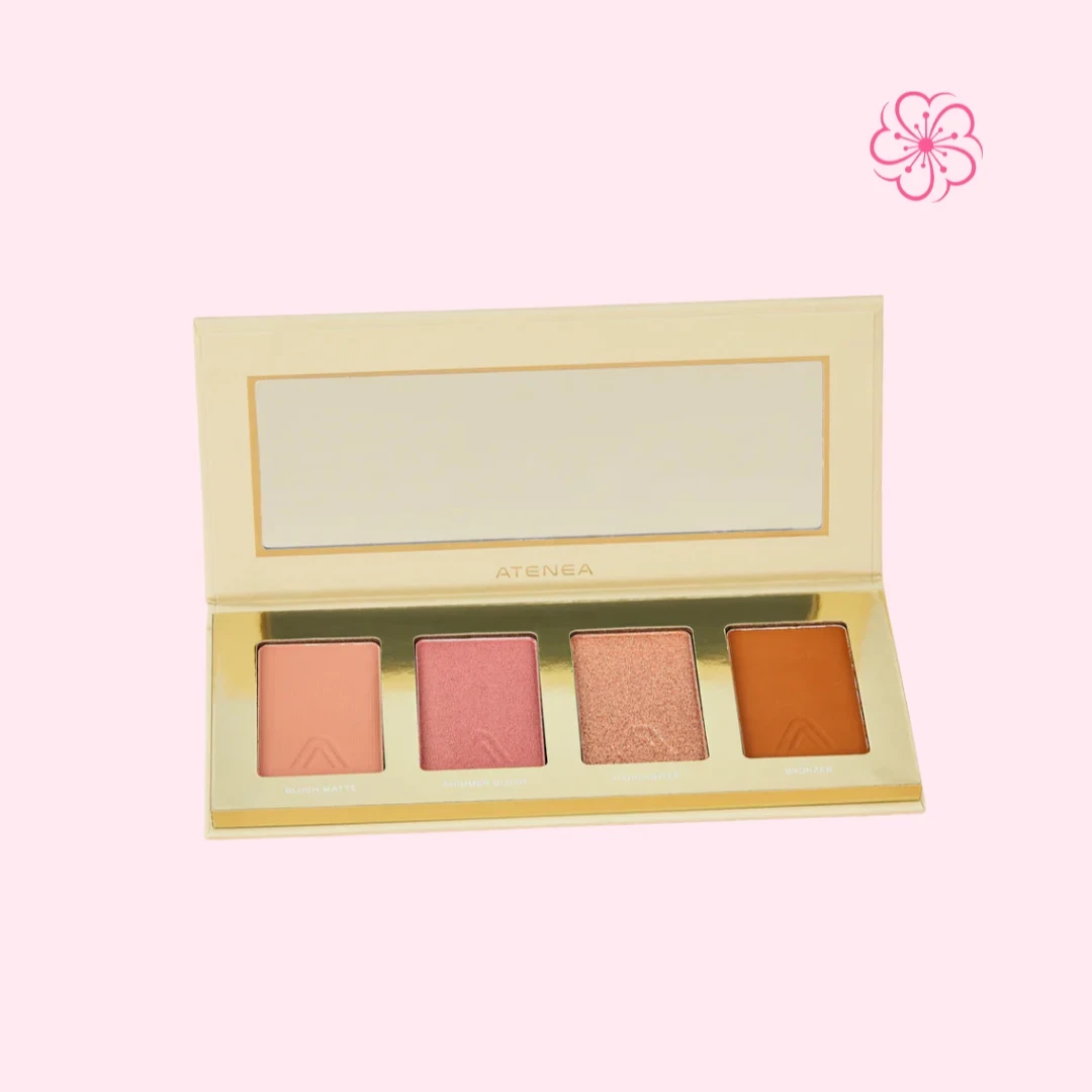 Paleta de Rubor, Ilumiandor y Bronzar Essential  2