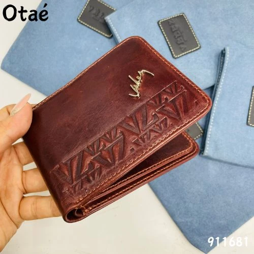 Billetera En Cuero 100 Repujado Vlz 5