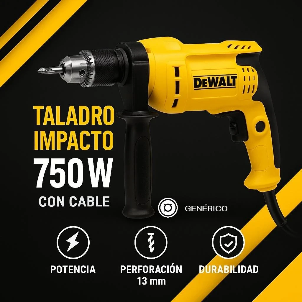 TALADRO DE IMPACTO DEWALT GENERICO 750w