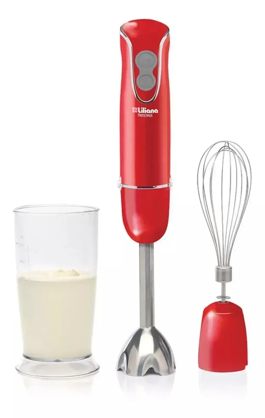 Mixer TWISTMIX Liliana AH110B AR009 ROJO/BLANCO 2