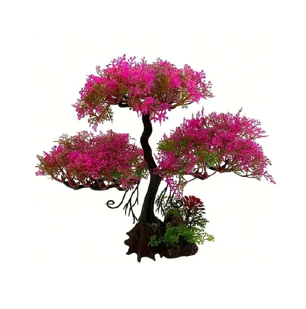 Planta decorativa de plástico