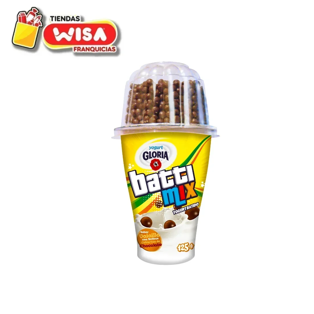 Batti Mix Gloria Vainilla C/ Bolitas de Choco 138 G