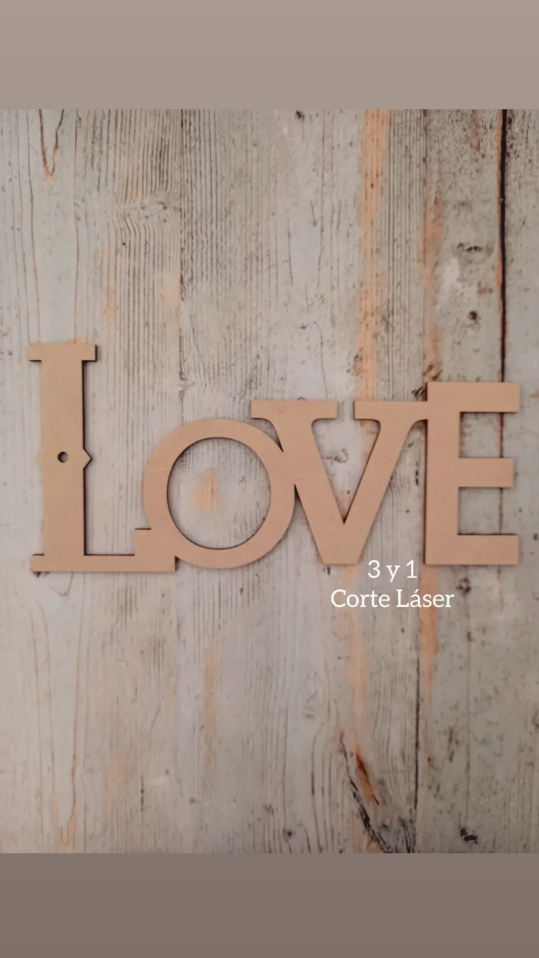 LOVE 25 CM