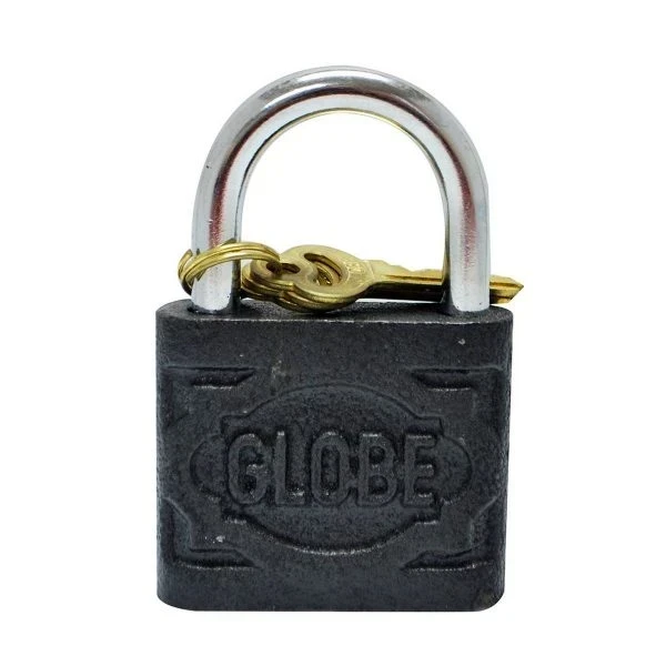 Candados con 3 Llaves Negro GLOBE