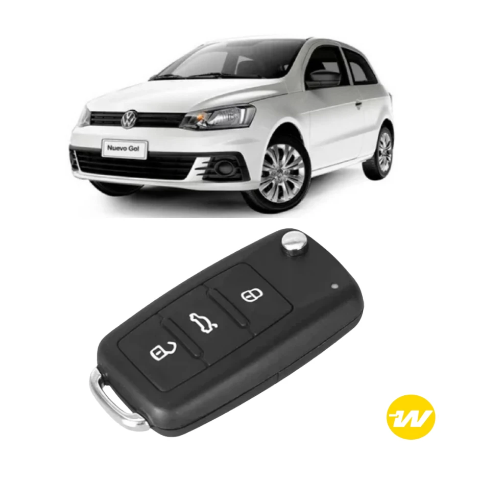 Carcasa llave Vw Gol / Gol sedan / Fox / Amarok 2013-2019