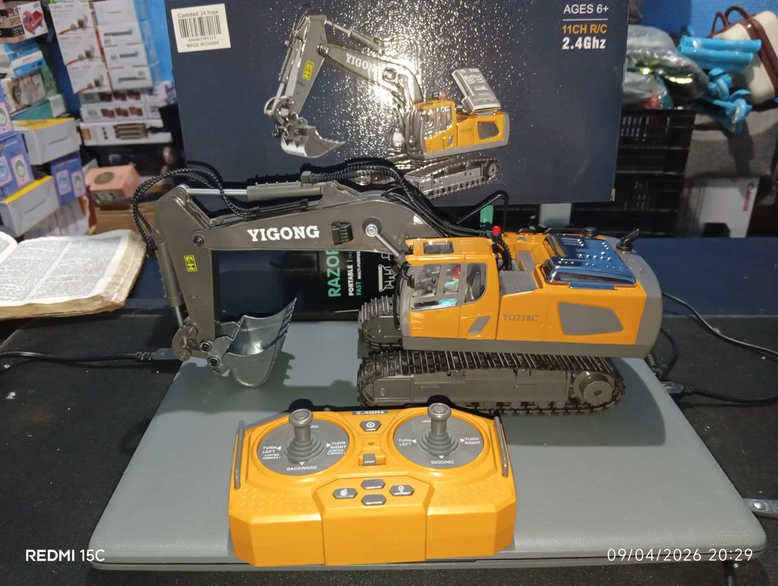 EXCAVADORA A CONTROL 🕹️ REMOTO 