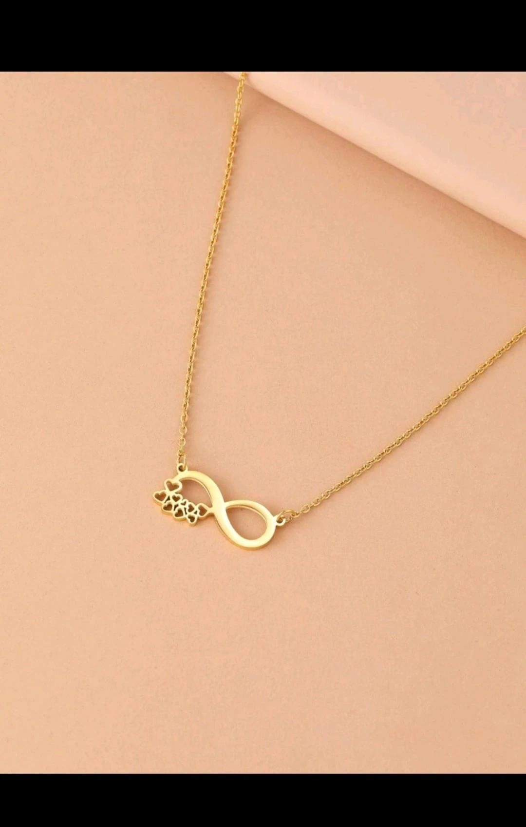 Collar colgante diseño de infinito ♾️ 2