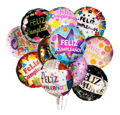 Globo feliz cumpleaños mediano
