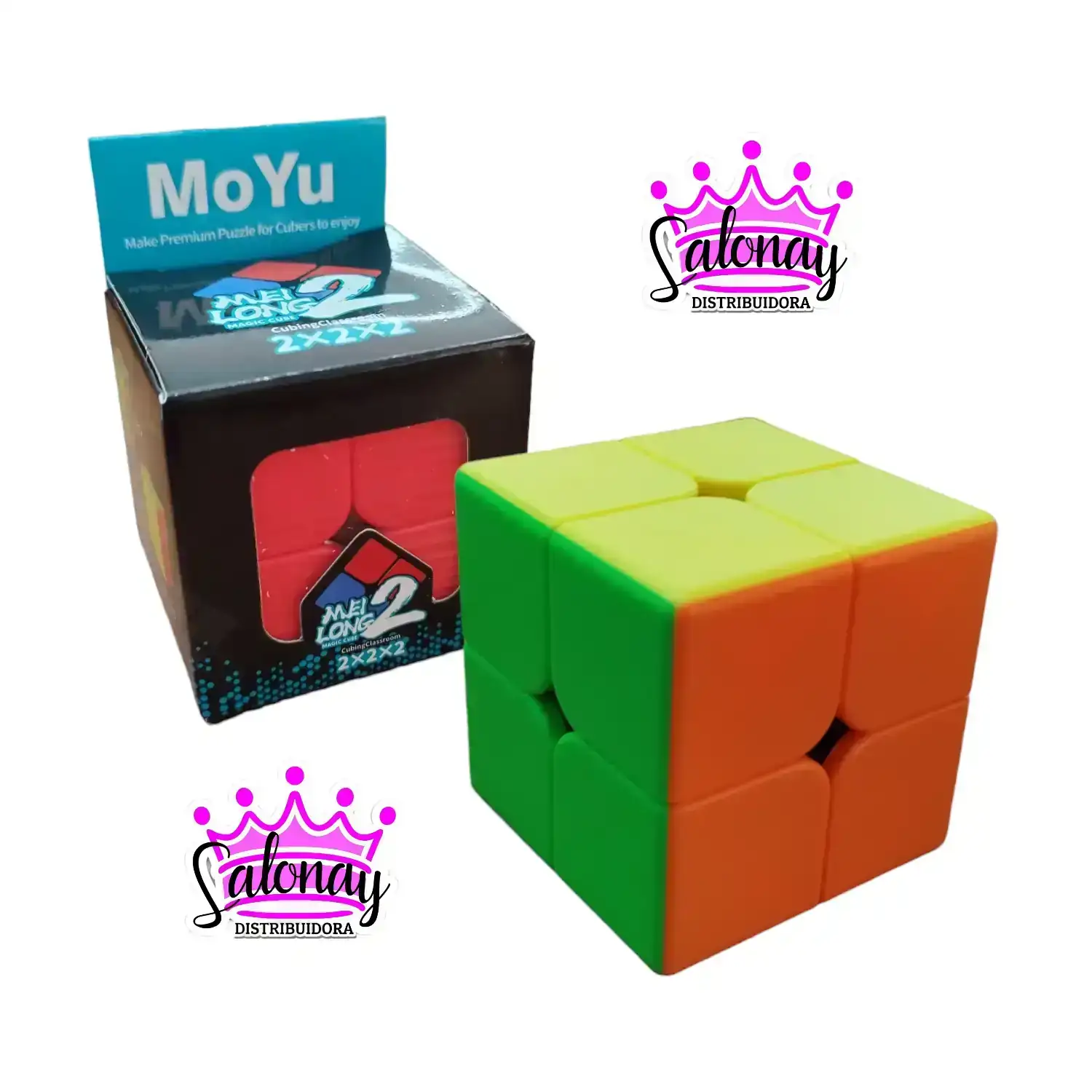 2x2 Moyu Meilong Stickerless  2