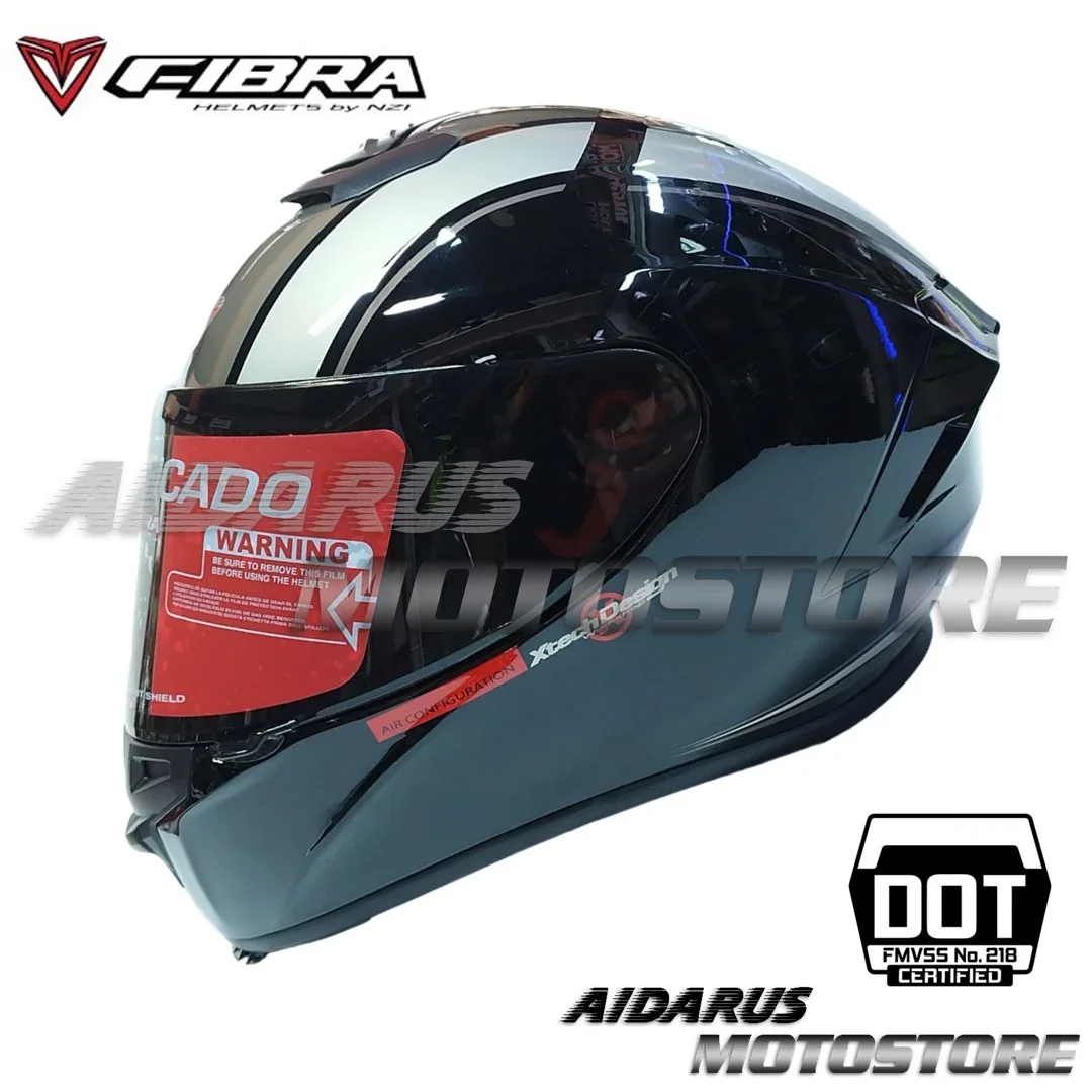 CASCO FIBRA MODELO GIGA DISEÑO BRILLO