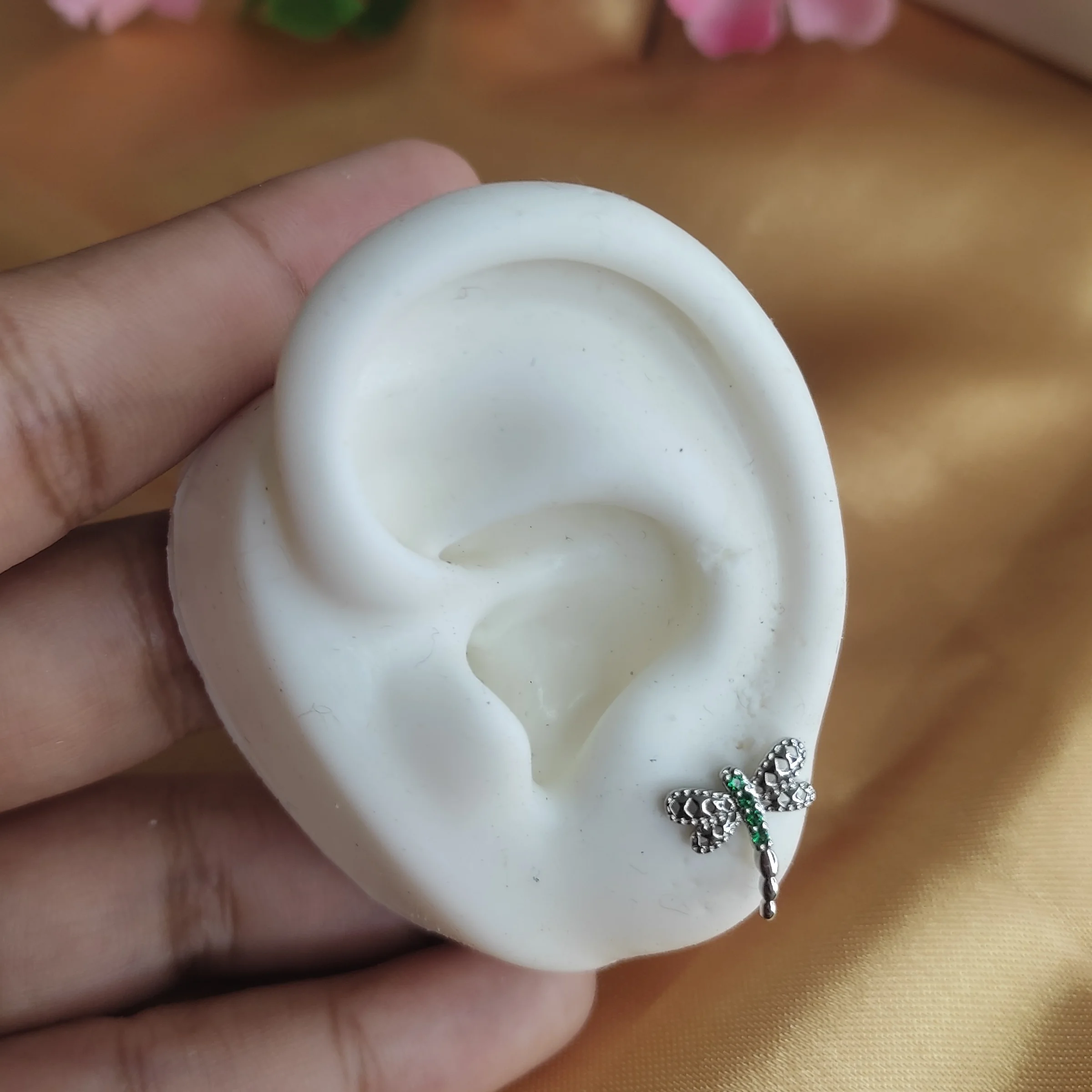 TOPO LIBELULA SILVER