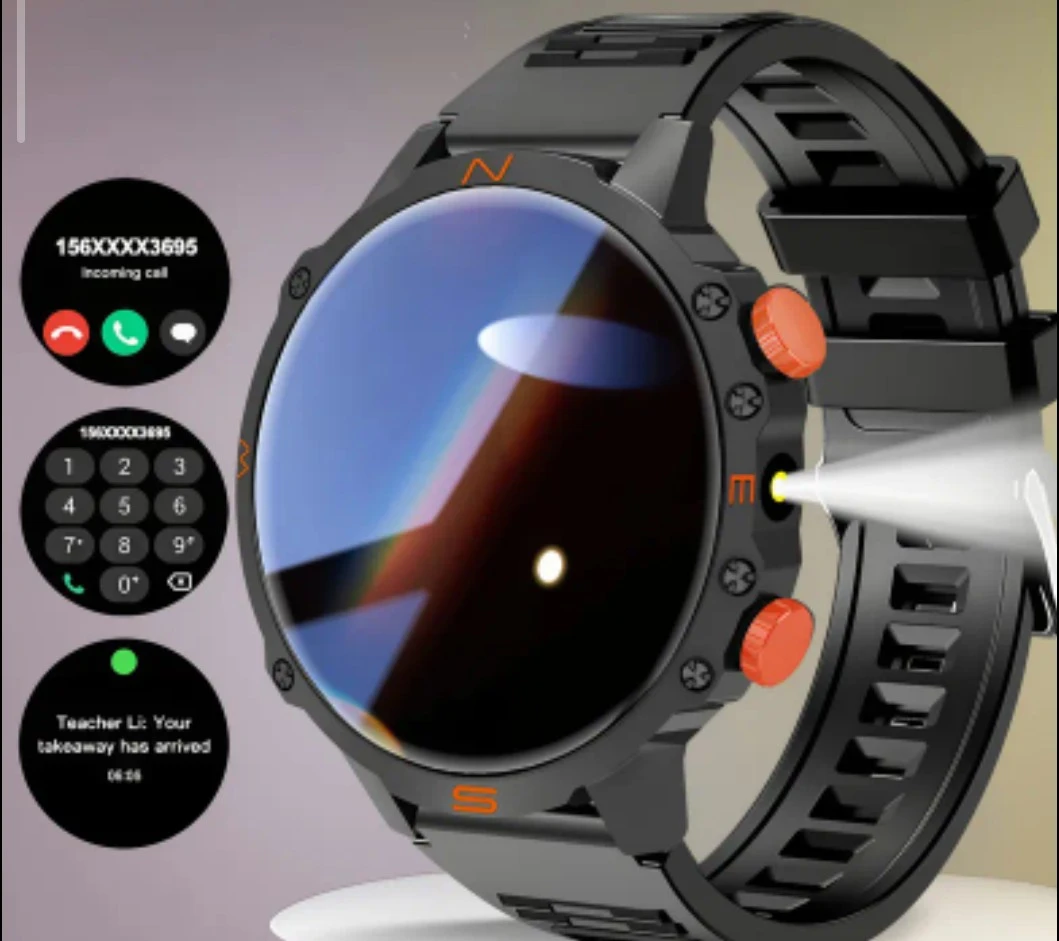 Reloj inteligente unisex redondo  3