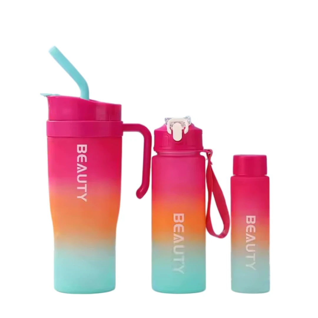 Vaso + 2 Botellas Set2 2