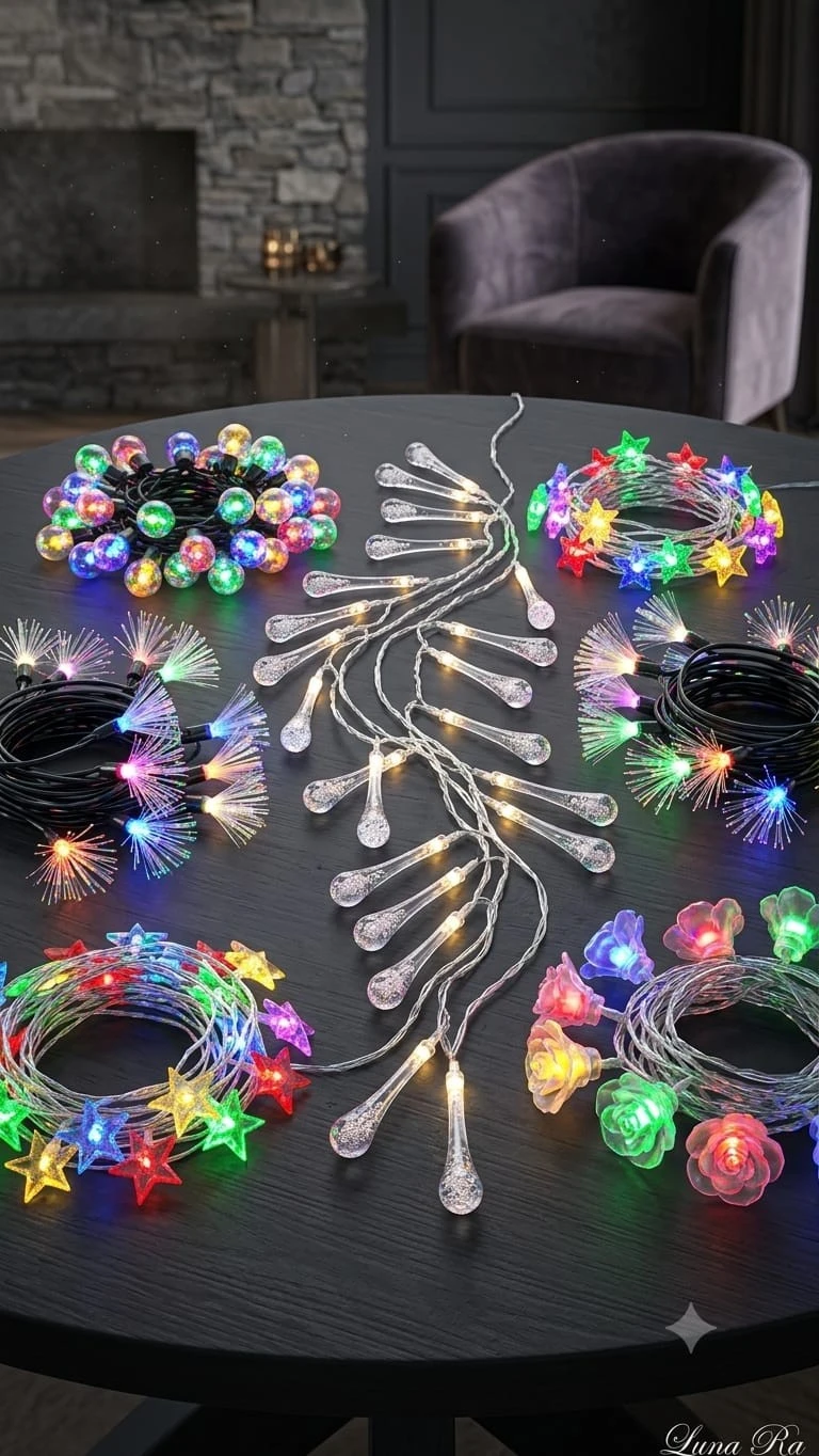 Luces tipo guirnas 2