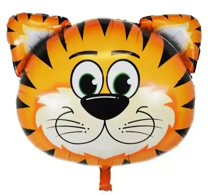 Globo metalizado chico 15 pulgadas tigre