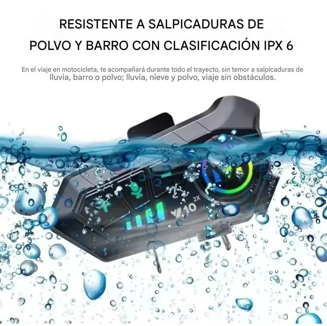 INTERCOMUNICADOR PARA CASCO Y10 2X 4
