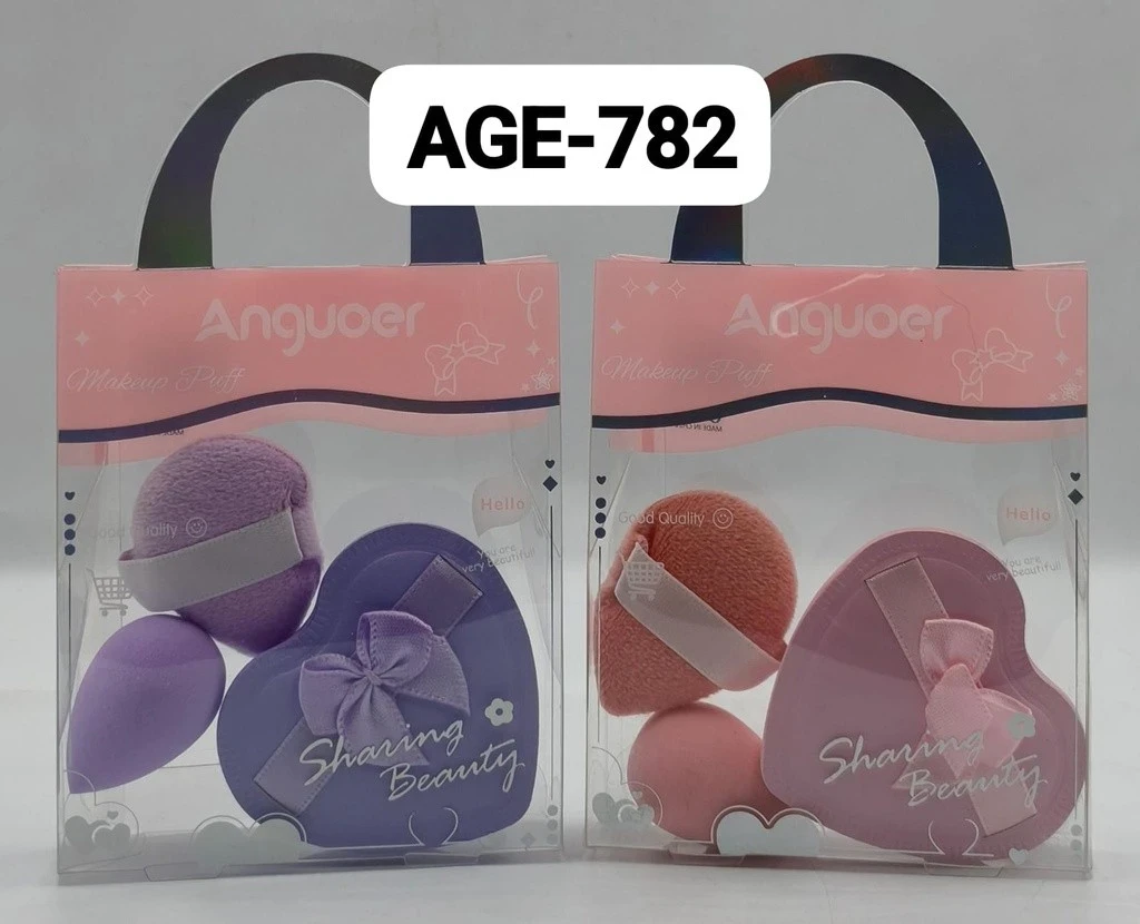 SET DE ESPONJAS CON EMPAQUE DE BOLSA ANGUOER DE 3XP