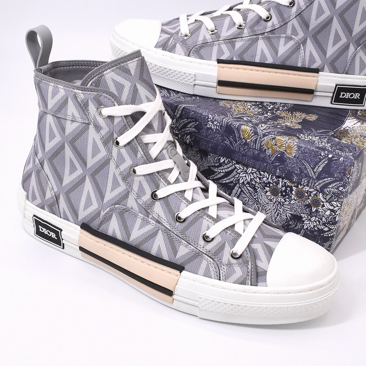 Dior B23 Caña Alta Gris CD Diamante 5
