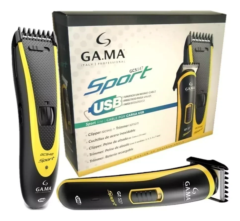 CORTADORA DE PELO GAMA SPORT + TRIMMER BARBA