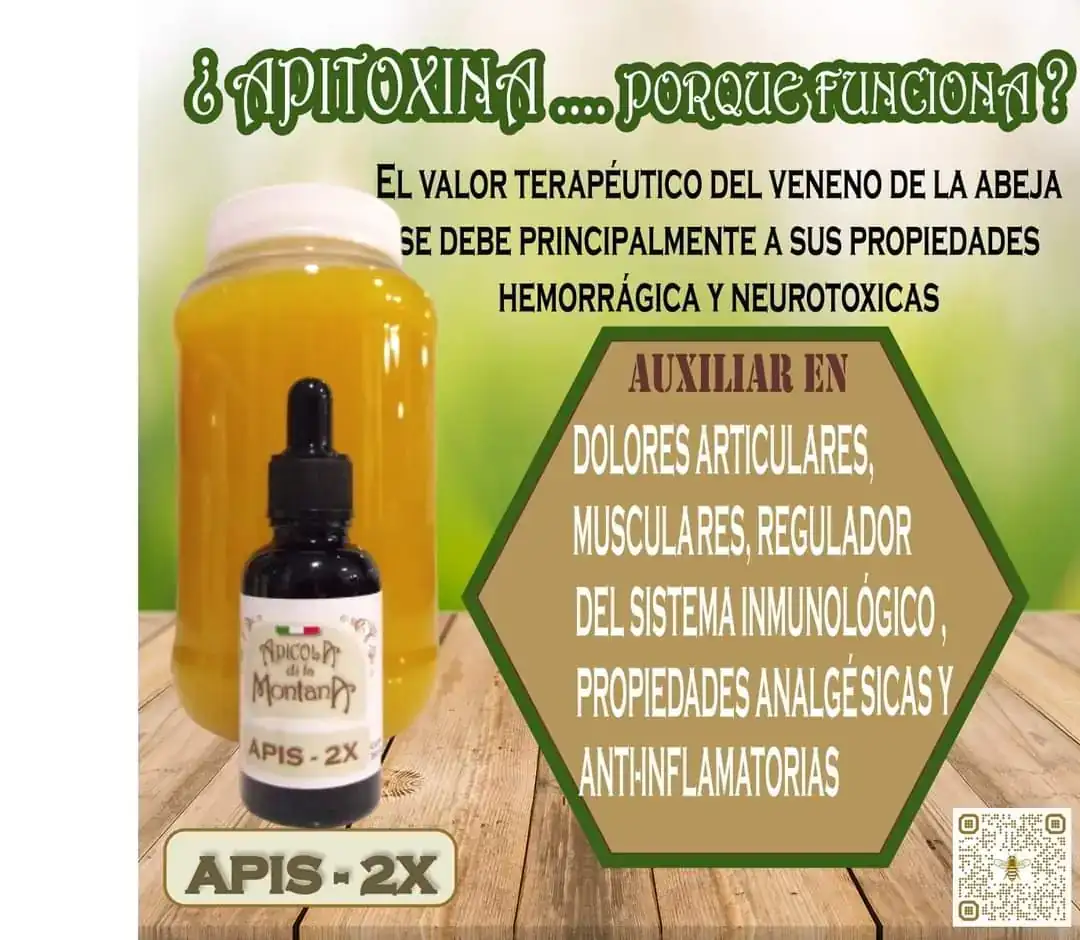Veneno de abeja, apitoxina sublingua alta concentración 30 ml