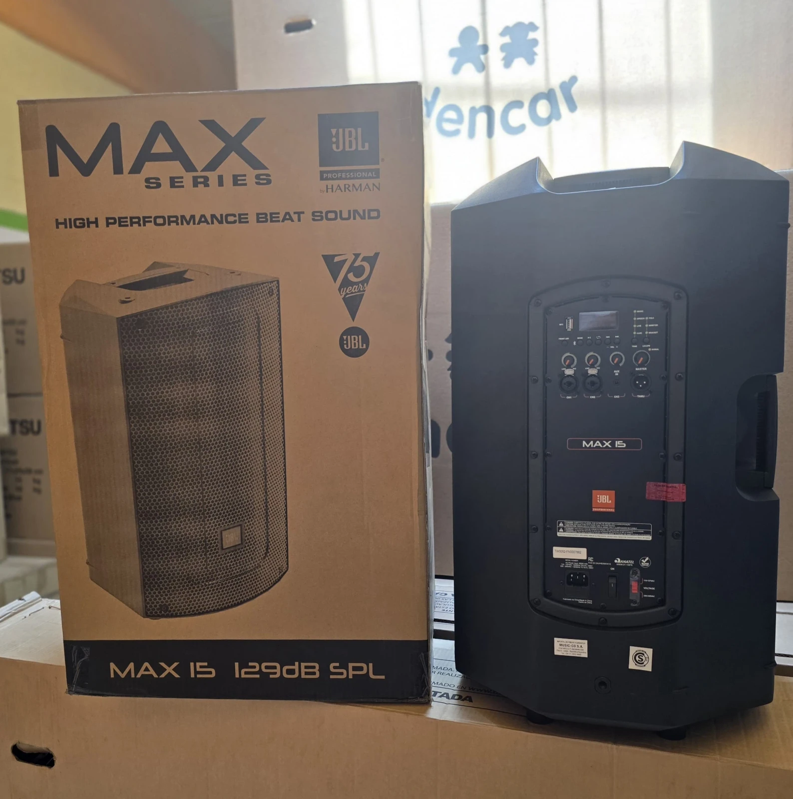 PARLANTE JBL MAX 15 NEGRO 15" PROFESIONAL 2