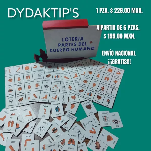 LOTERIA DEL CUERPO HUMANO 