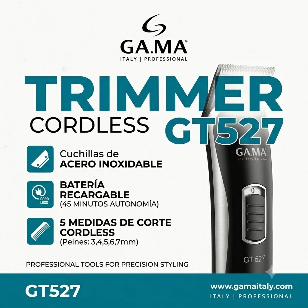 TRIMMER GA.MA GT527 -  CORDLESS