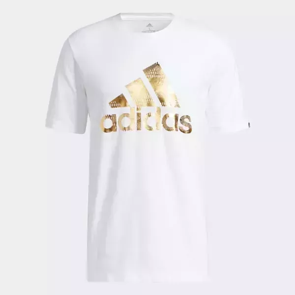 Polera Adidas logo Metalizado  3