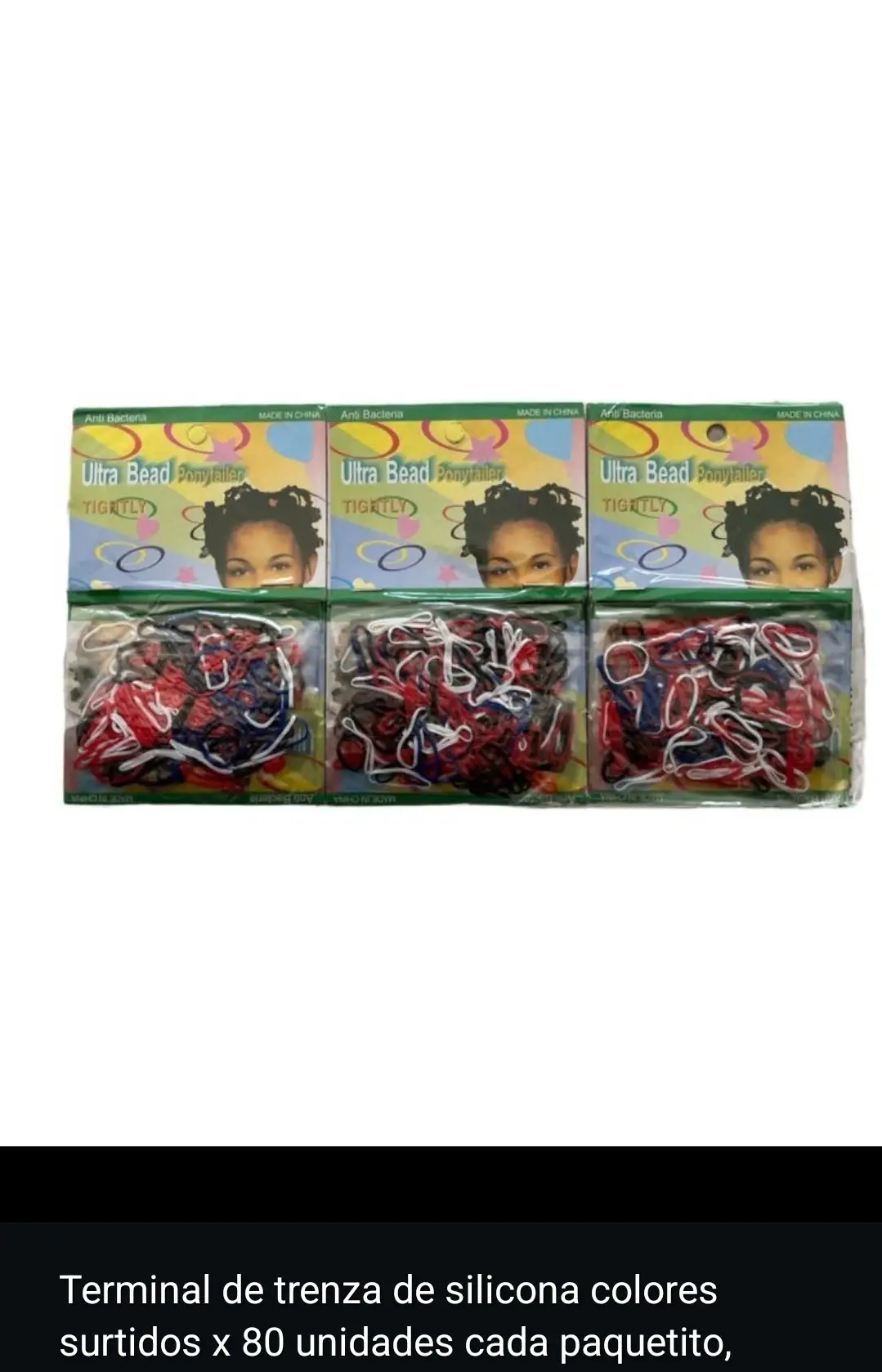 Terminal de trenzas x 80 gomitas