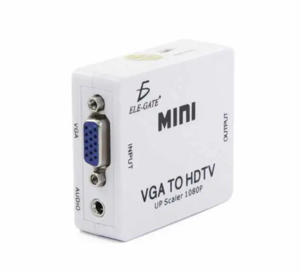 Mini Convertidor Adaptador De Señal VGA A HDMI 1080P 3