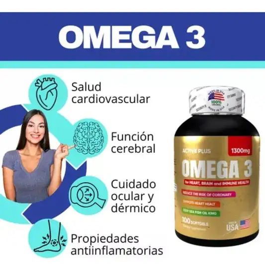 Omega 3 x 1300 mg con invima