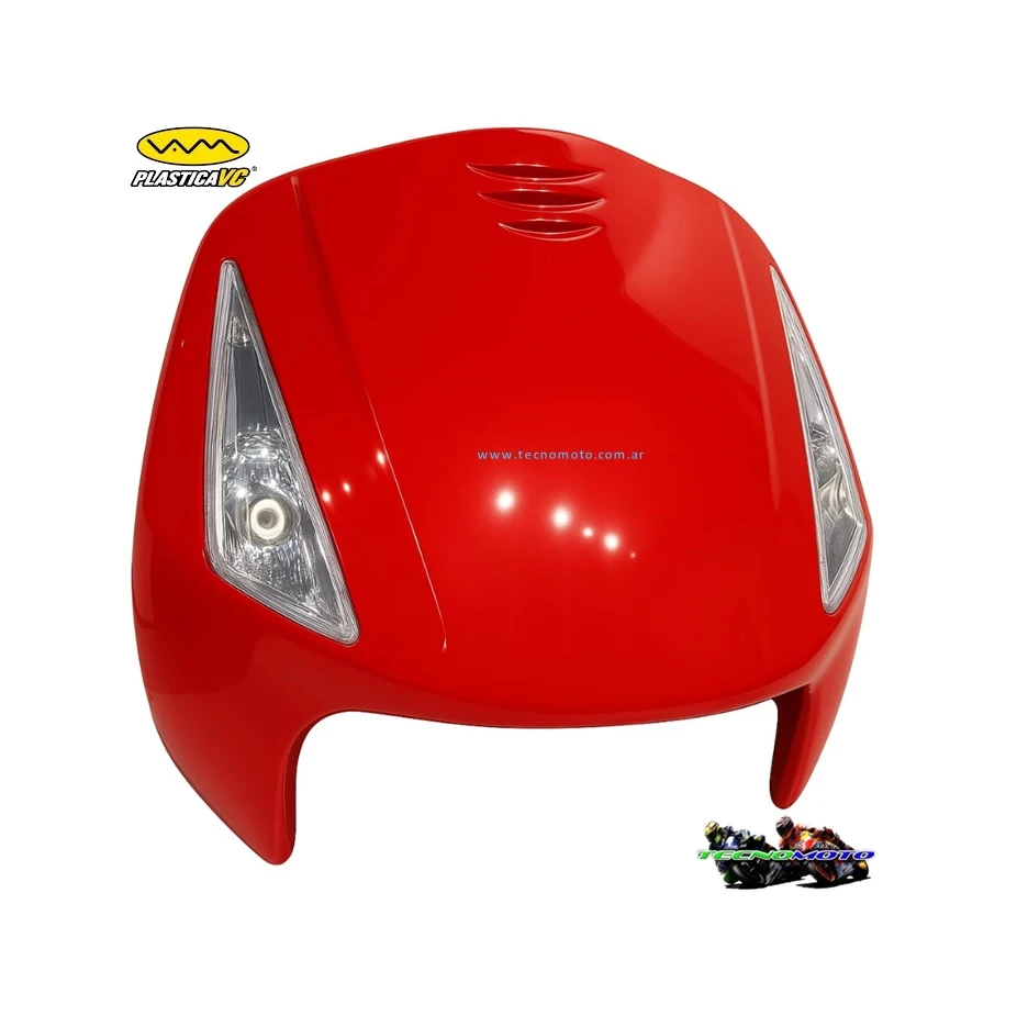 CACHA FRONTAL CORVEN 110 ENERGY/KELLER C/GIR -ROJO-49803