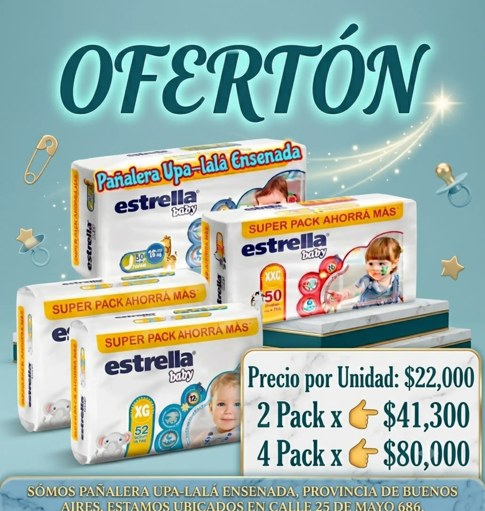 Oferta x 4 Pack Estrella SuperPack 