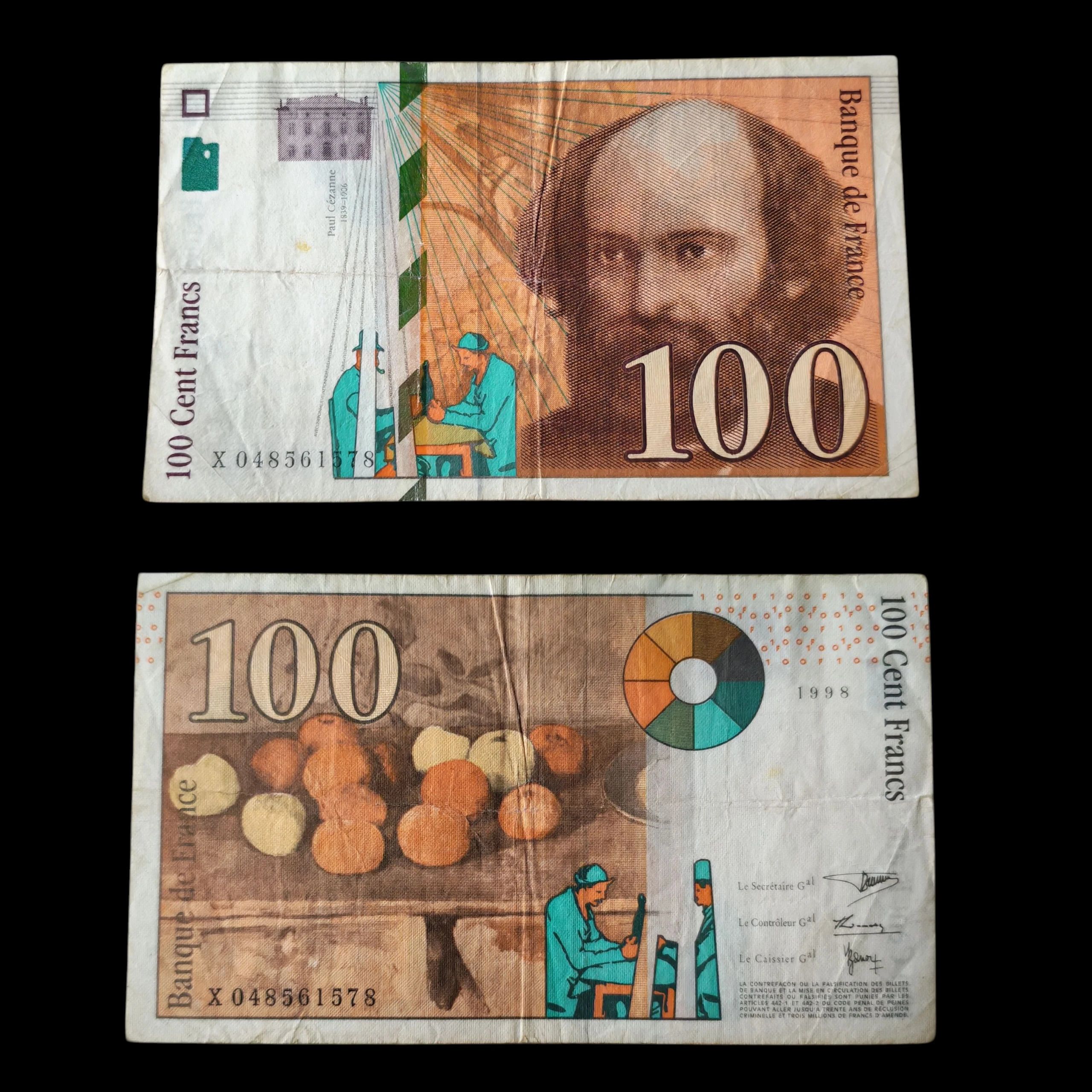° Francia 100 francos circulado 