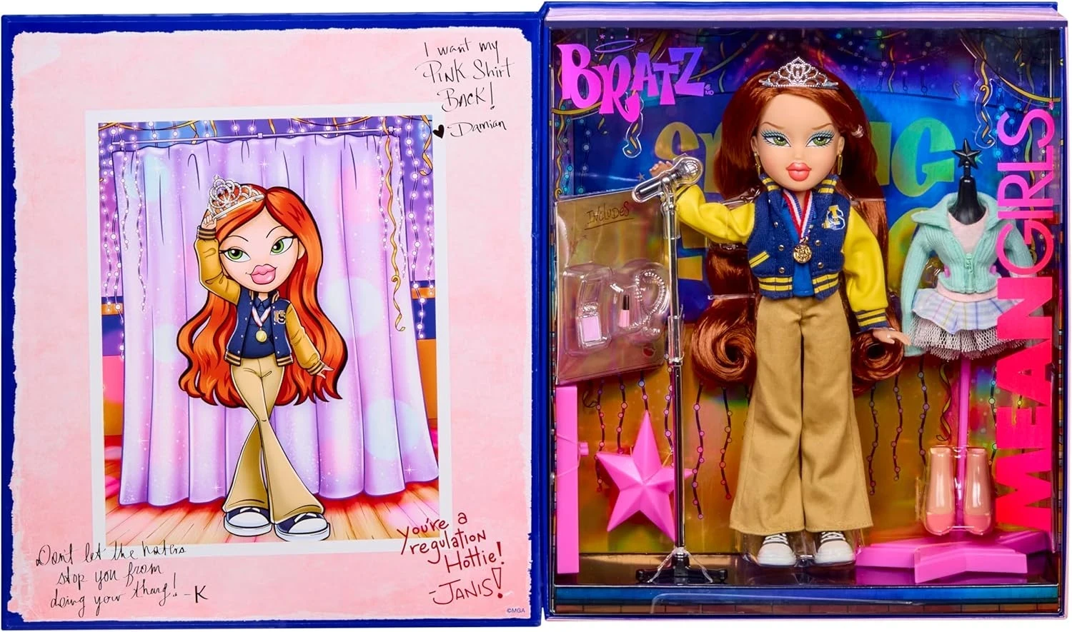 Muñeca de colección Bratz X Mean Girls Spring Fling - Cady