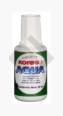 Corrector korex frasco de 20 ml brocha 3