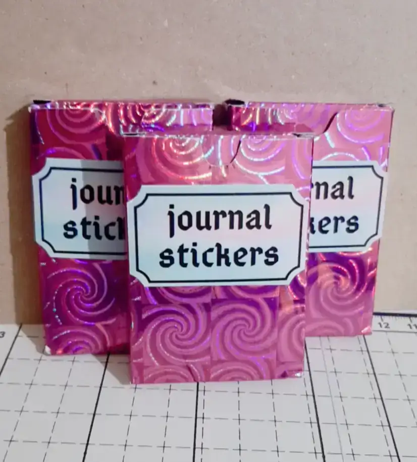 Journal Sticker en Cajita